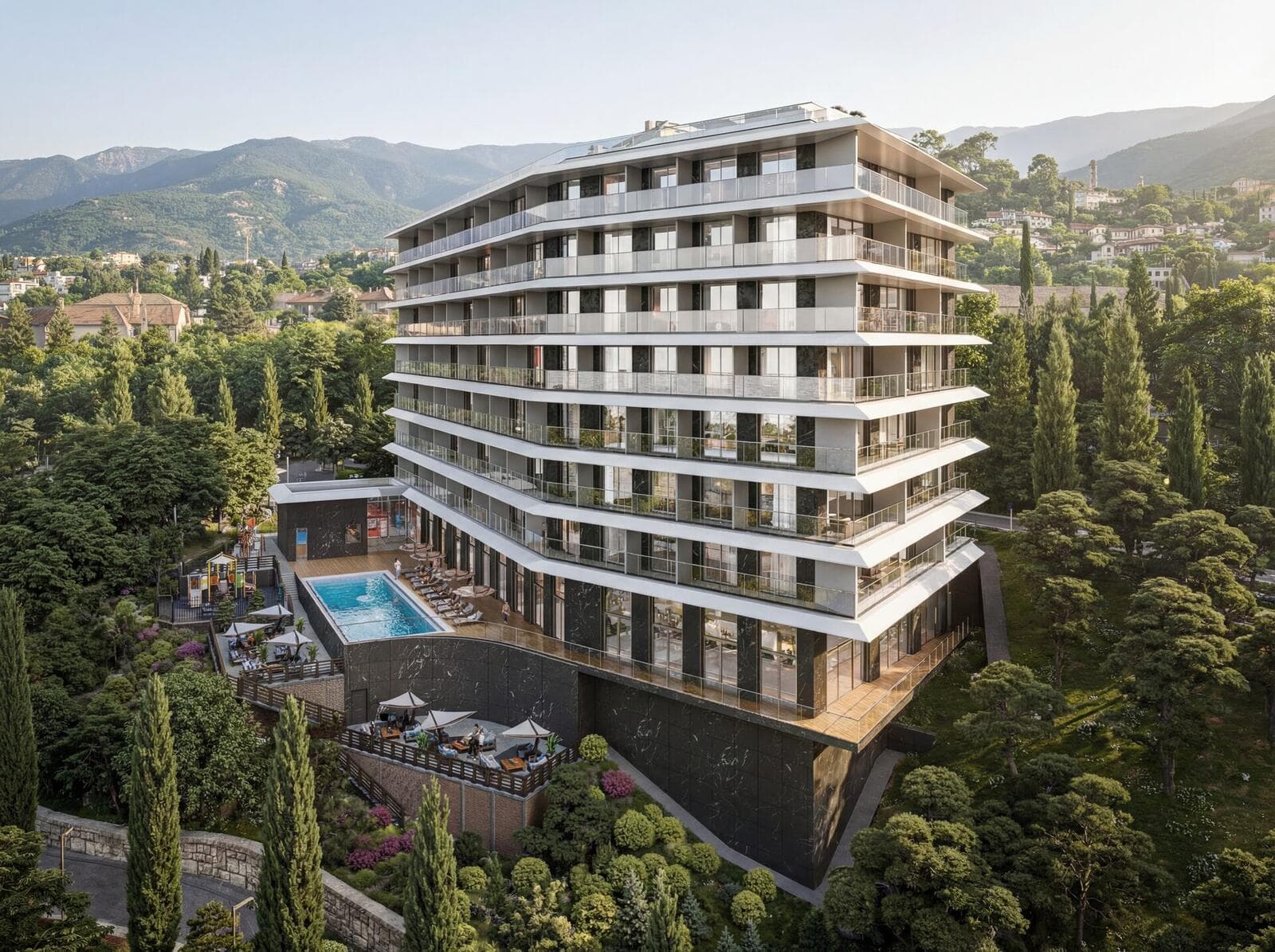 Панорама Парк рендер 5 — ЖК Ялта