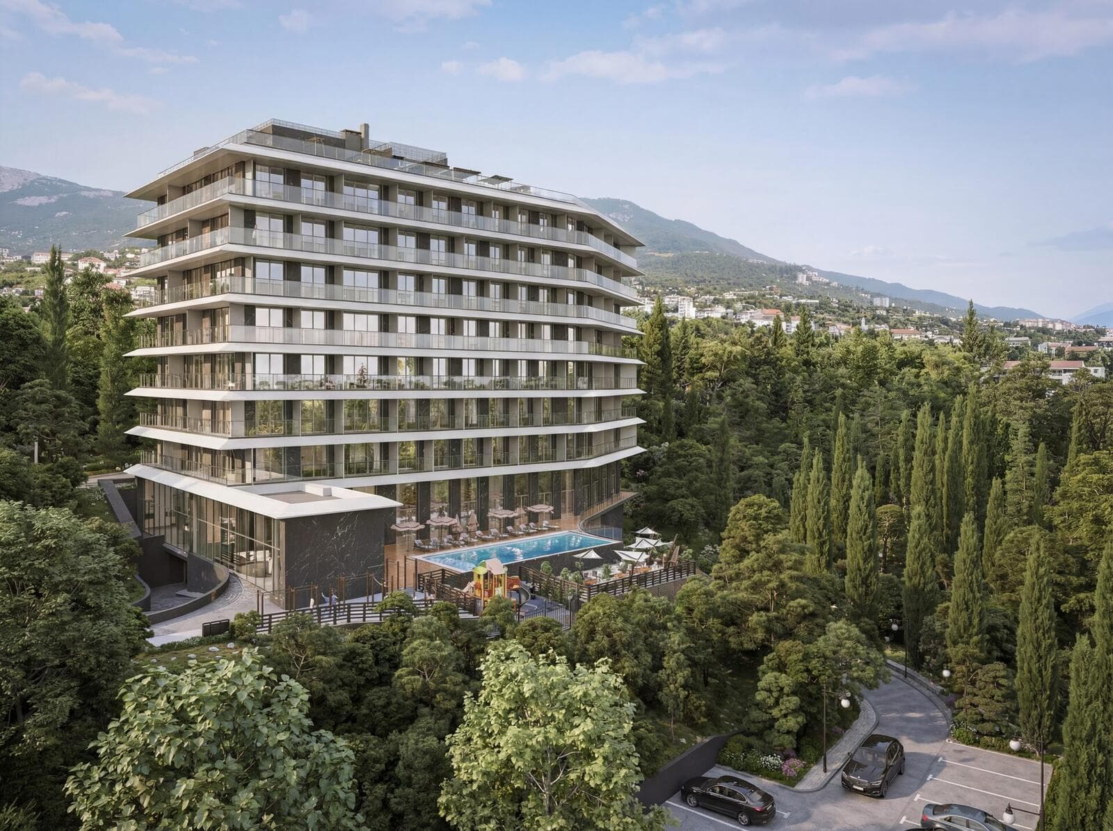 Панорама Парк рендер 7 — ЖК Ялта