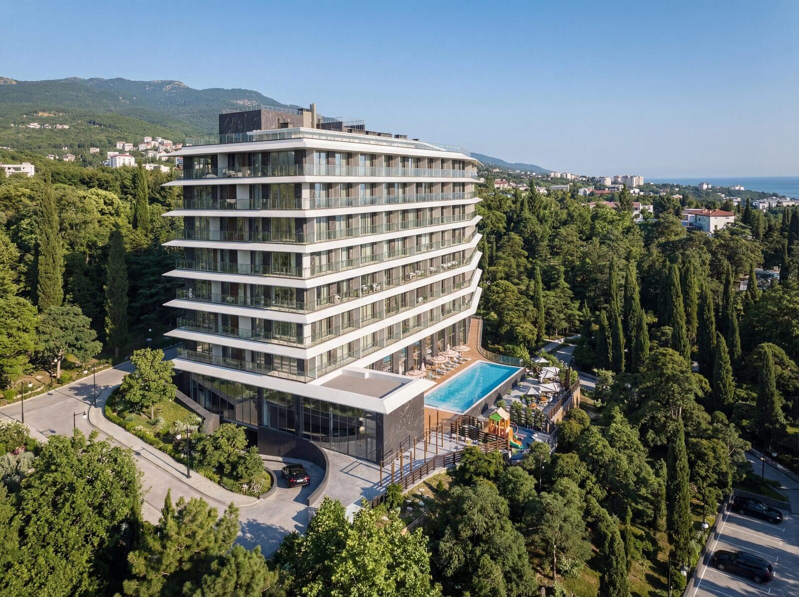 Панорама Парк рендер 11 — ЖК Ялта