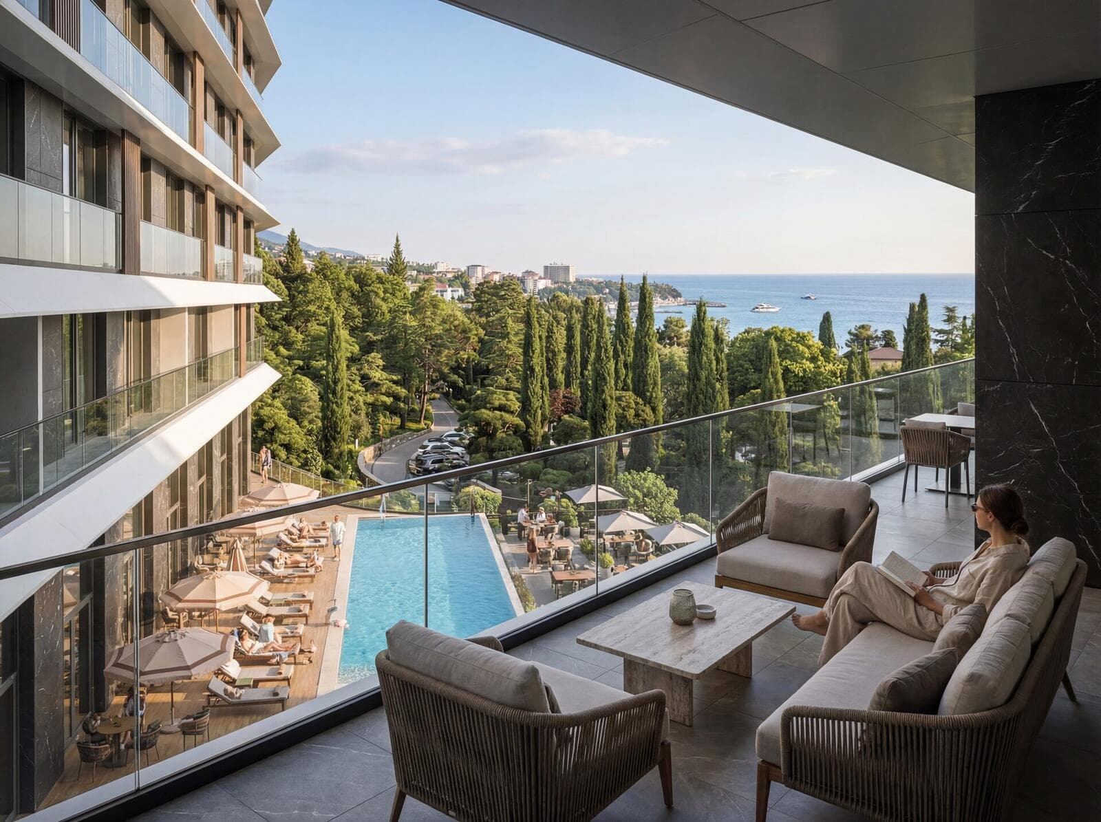 Панорама Парк рендер 14 — ЖК Ялта