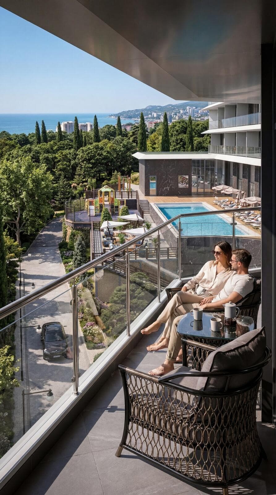 Панорама Парк рендер 15 — ЖК Ялта